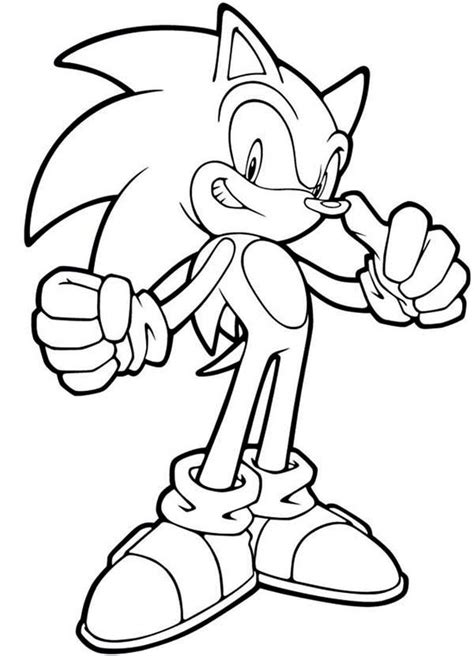 Sonic coloring pages kids color print free printable colouring. Sonic the Hedgehog Coloring Pages (PDF Download) - Free Coloring Sheets | Cartoon coloring pages ...