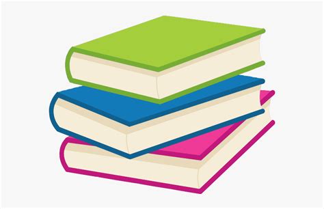 Stack Of Books Vector Clip Art Book Clipart Transparent Background