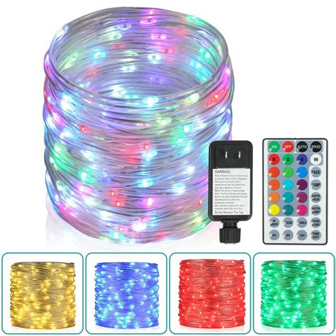 80 Ft Led Strip Rope Light Waterproof Multi Color Changing Lights With