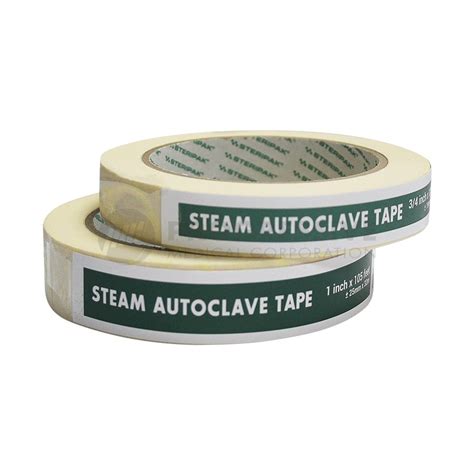 Steripak Steam Autoclave Sterilization Indicator Tape Progressive Medical Corporation