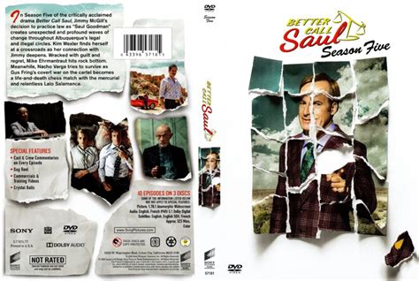 Better Call Saul Season 5 R1 Dvd Cover Dvdcovercom