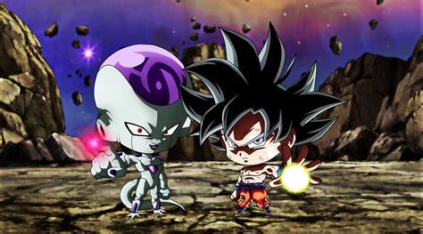 Chibi Frieza Goku Ultra Instinct Dragon Ball Hd Anime 4k Wallpapers