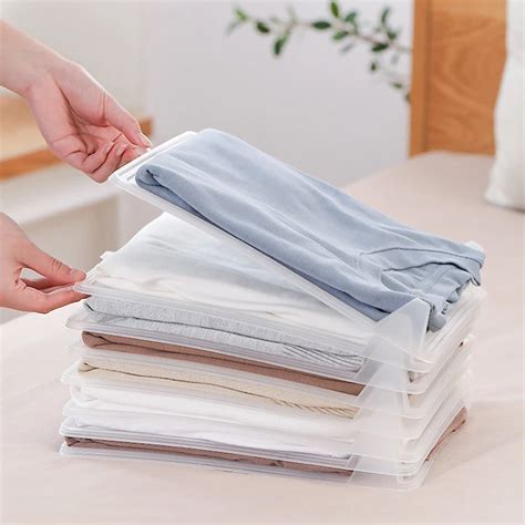 Household Sundries Laundry Organizer Plastic Clothes Folderflip Fold