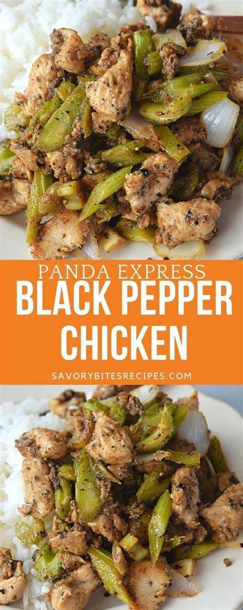 Black Pepper Chicken Panda Express Copycat Spicy Black Pepper Chicken