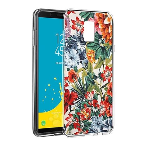 Eouine Funda Samsung Galaxy J6 2018 Cárcasa Silicona 3d Transparente
