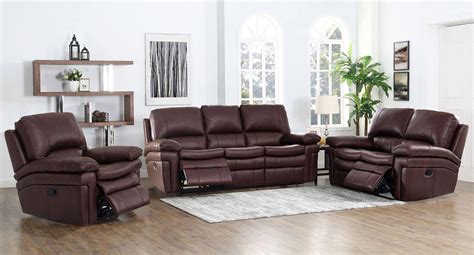 We also have manual reclining sectionals, manual reclining sofas and manual reclining loveseats so you can fill your home up with the comfort you crave. Top Grain Leather Reclining Living Room Set 3Pcs Burrard ...