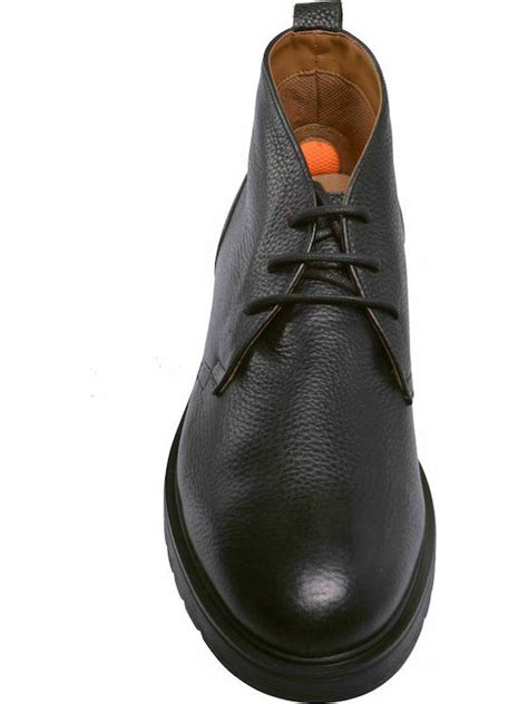 Impronte Shoes Im182125 Δερμάτινα Μαύρα Ανδρικά Μποτάκια Skroutzgr