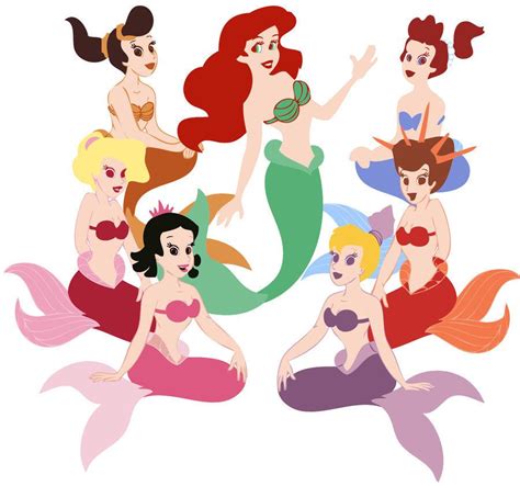 Ariels Sisters Fan Art Ariels Sisters Ariels Sisters Disney Little Mermaids Ariel The