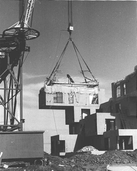 Rare Photographs Of The Construction Of Habitat 67 The Most