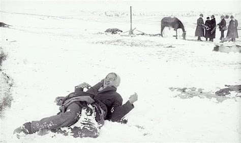 Death Of Spotted Elk Aka Chief Big Foot At The Massacre Of The Lakota