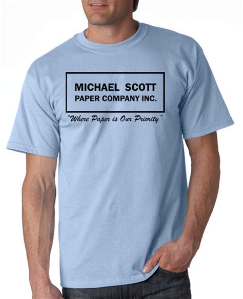 Michael Scott Paper Company T Shirt The Office T Shirts Designerteez