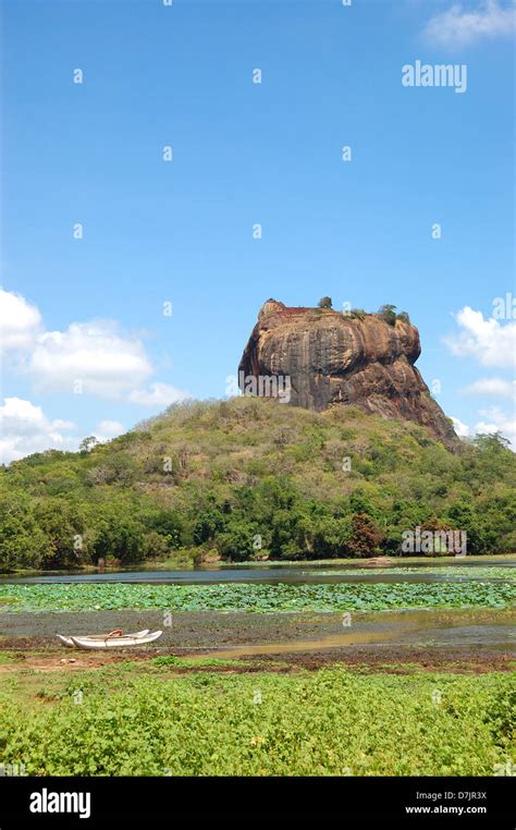 The Sigiriya Lions Rock Is An Ancient Rock Fortress And Palace Ruins