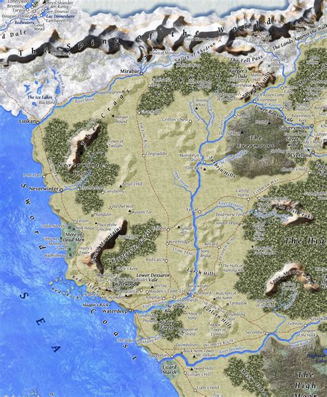 Sword Coast North Forgotten Realms Wiki Fandom Powered By Wikia