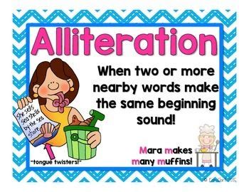Under the sea fun pad (puzzles, mazes, games, and more!) Alliteration Anchor Poster {FREE} | Alliteration, Writing ...