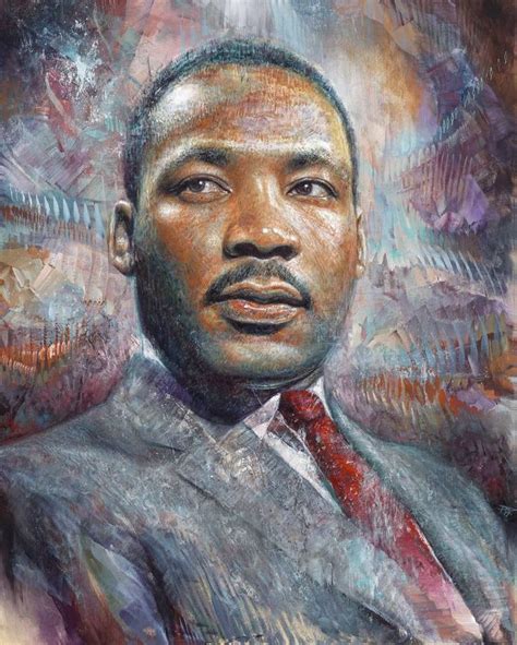 Elevate Your Mind Dr Martin Luther King Jr Painting Portrait