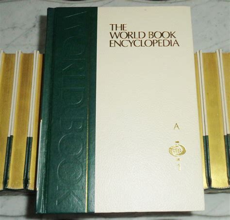 World Book Encyclopedia Book Set Complete 22 Volume 1990 Green Etsy