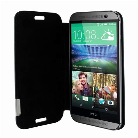 Htc One M8 Cases Cowskin Framaslim Black Leather Case Htc One M8 Htc One