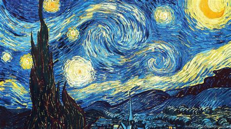 2560x1600 Starry Night Picture Van Gogh Wallpapers And Pictures