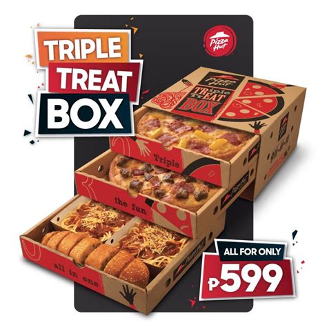 Pizza Huts Triple Treat Box For ONLY Php599 Aug 23 To 26 2019