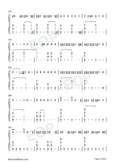 You Make It Easy Jason Aldean Numbered Musical Notation Preview Eop