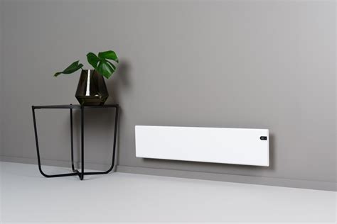Adax Neo Modern Skirting Electric Panel Heater With Timer Wall Mounted