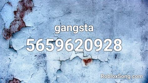 Gangster Roblox Id Roblox Music Codes