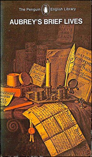 Brief Lives By John Aubrey Used Book 9780140430790 Wob