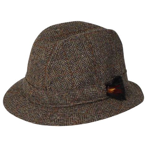 Harris Tweed Trilby Hat Rheged Trilby Rheged Hats And Caps