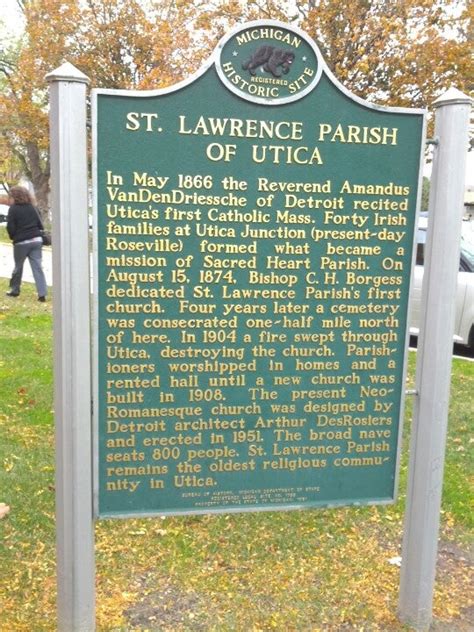 St Lawrence Catholic Church Utica Rd Utica Mi Community