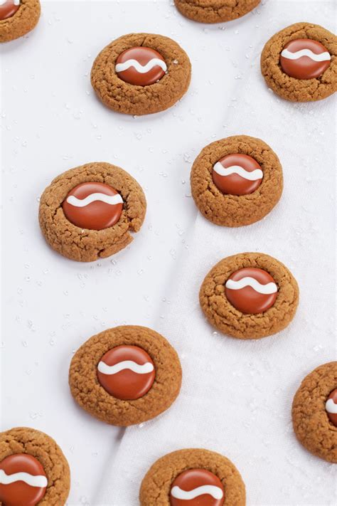 Gingerbread Thumbprint Cookies The Bearfoot Baker