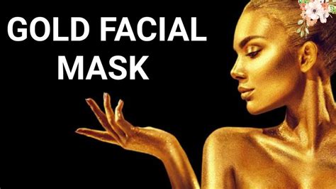 Gold Facial Mask At Home Gold Face Mask With 24k Gold And Pearl Youtube