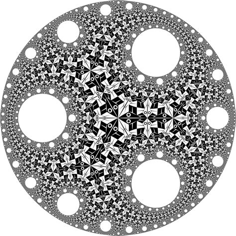 Circular Limit With Circular Holes By A Vladimir Bulatov Geometry