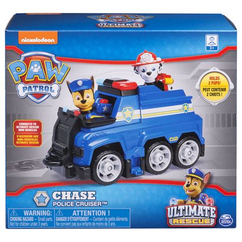 Nickelodeon Paw Patrol Ultimate Rescue Chase Police Cruiser Blue Toy