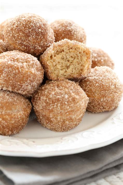 Baked Apple Cider Donuts Holes And Donuts