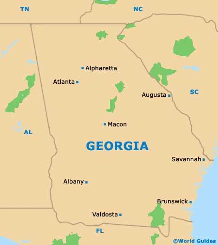 Atlanta Maps Maps Of Atlanta Georgia Ga Usa