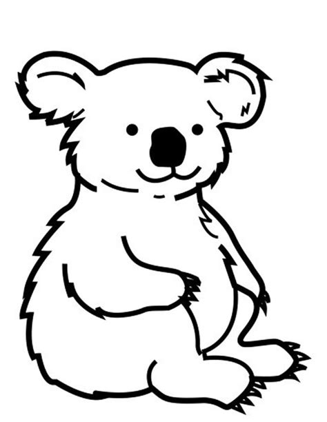 Coloriage Koala 9301 Animaux Dessin à Colorier Coloriages à