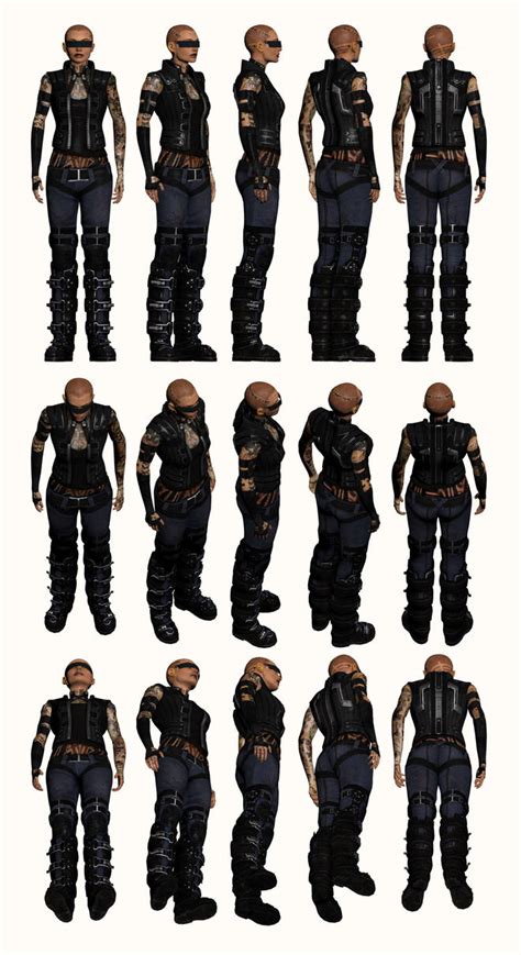 Mass Effect 2 Jack Aa Model Reference By Troodon80 On Deviantart