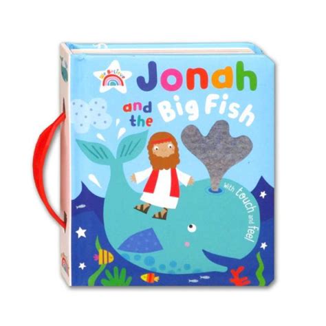 Promo Original Jonah And The Big Fish Board Book With Touch And Feel
