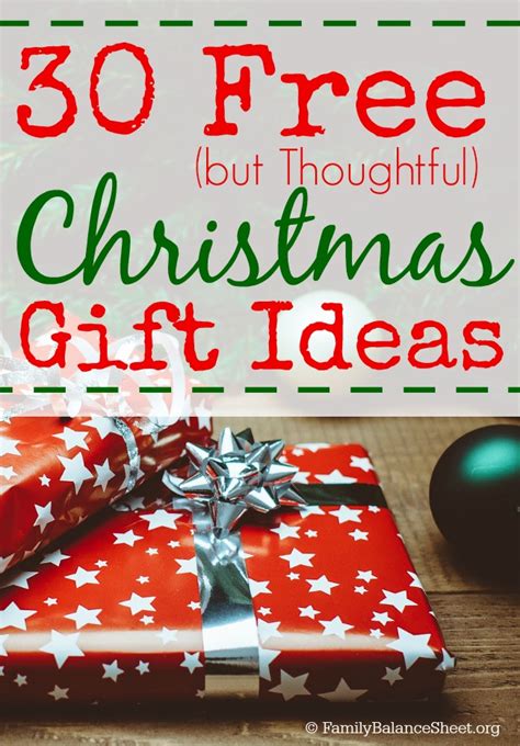 Best mother's day gift ideas. 30 Free But Thoughtful Christmas Gift Ideas - Money Saving ...