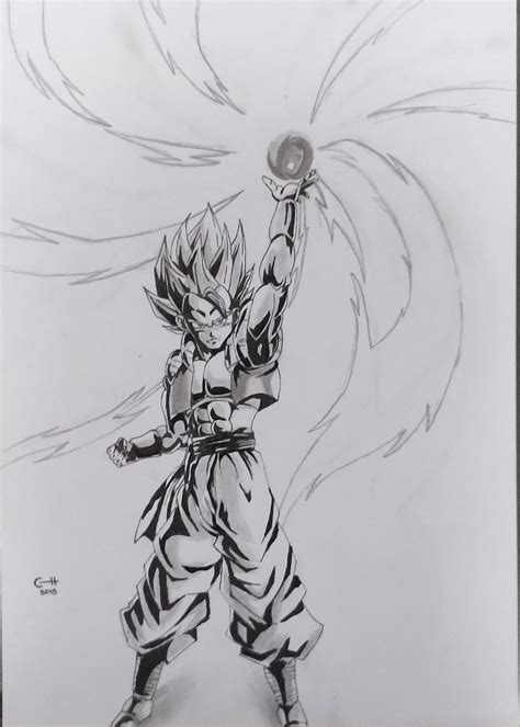 How to draw gogeta super saiyan 4 step by step drawing guide by dawn dragoart com how to draw gogeta ssj4. Drawing gogeta in 4 hours..... : ZHCSubmissions