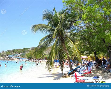 Caribbean Fun Editorial Stock Photo Image Of Beach Caribbean 65728313