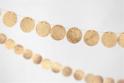 Gold 10 Ft Glitter Bunting Banners