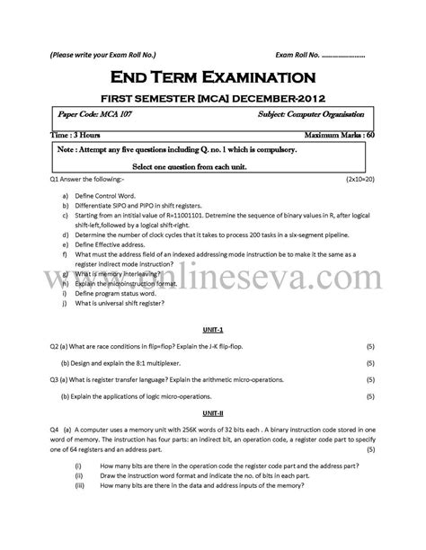 Ip University Previous Year Question Papers Mca 2022 2023 Eduvark Du