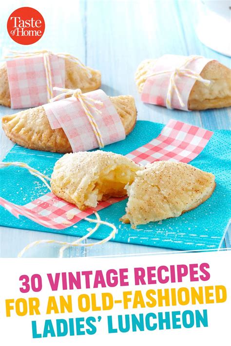30 Vintage Recipes For An Old Fashioned Ladies Luncheon Mini Pie
