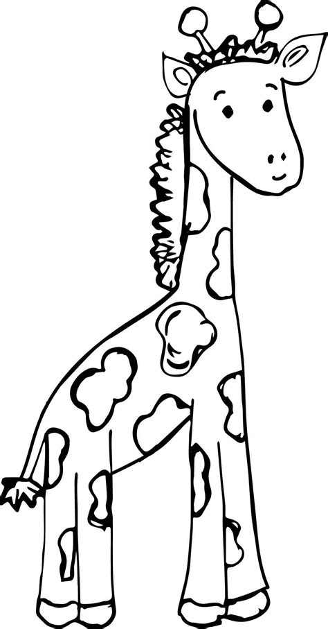 Baby Giraffe Coloring Page Cool Zoo Baby Giraffe Coloring Page In 2020