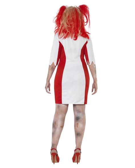 Zombie Nurse Costume Plus Size Horror Nurse Outfit Horror