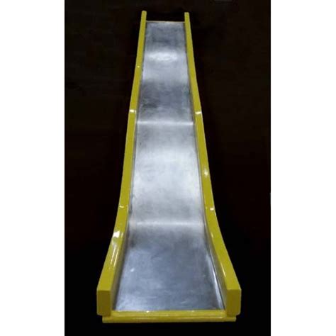 D820c Straight Slide Wave For 10 Foot Deck Height Stainless Steel Chute