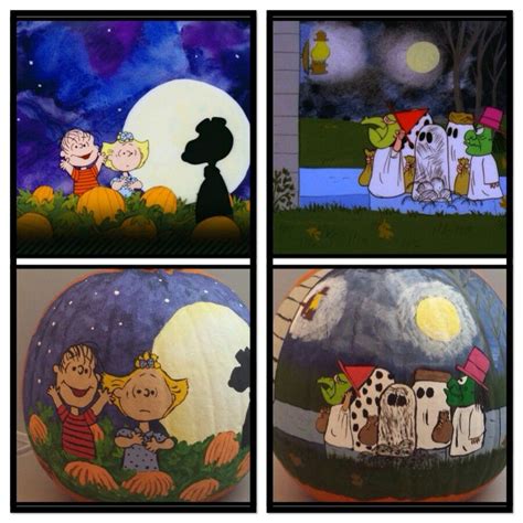 Hand Painted Pumpkin To Honor Its The Great Pumpkin Charlie Brown