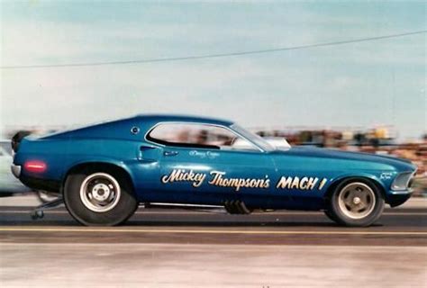 Mickey Thompsons Mach 1 Mustang 1969 Funny Car Drag Racing Funny