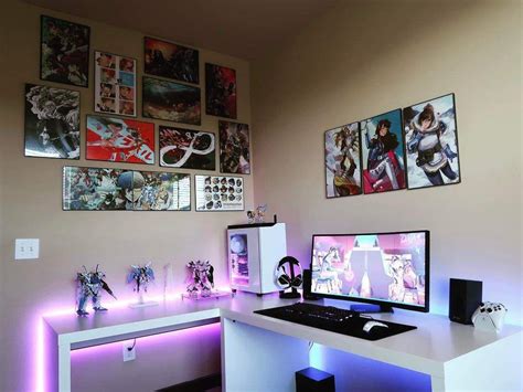 Anime Bedroom With Gaming Setup Ask Questions And Share Memes